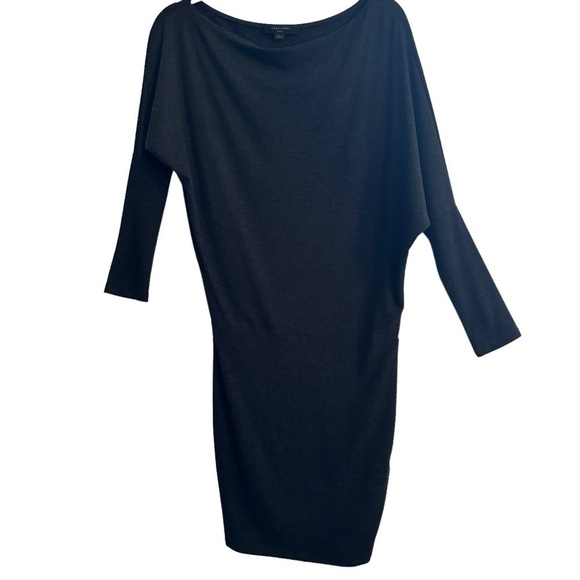 ALL SAINTS FRI CHARCOAL GREY MINI DRESS SIZE SMALL - Picture 2 of 10